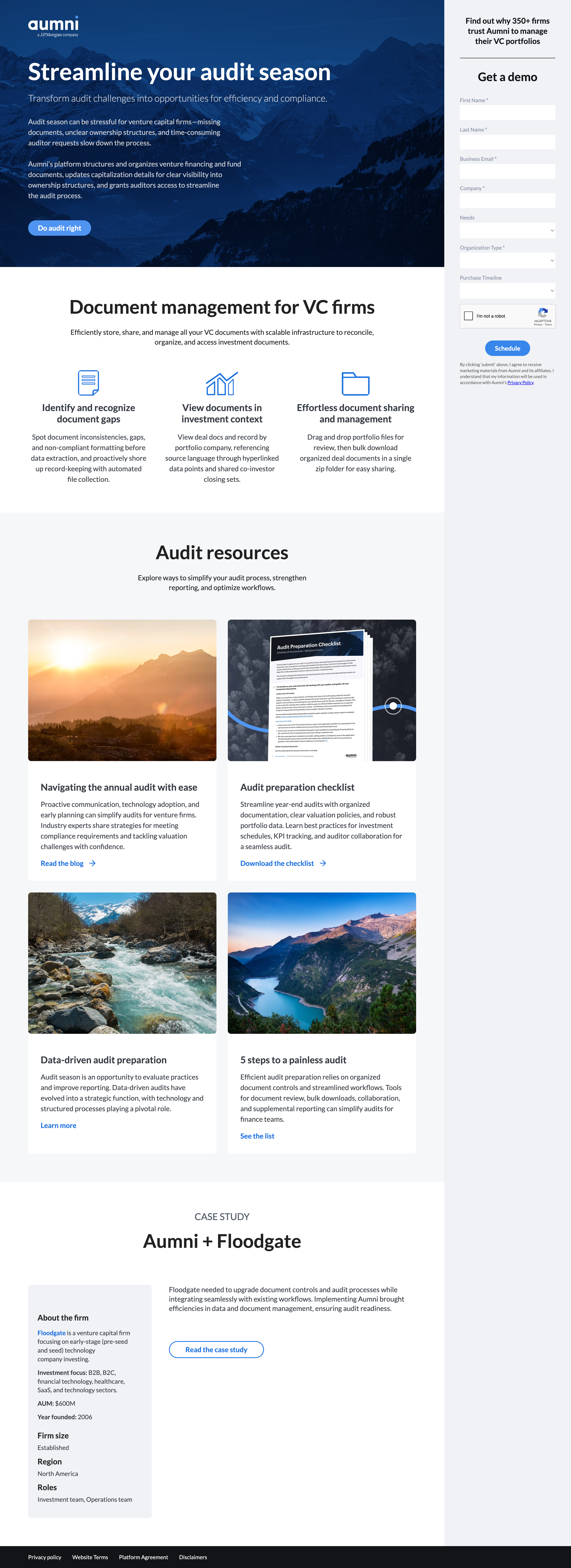 Aumni VC Audit